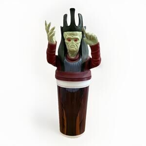 Vintage Star Wars Nute Gunray Tumbler w/ straw Episode 1- 1999